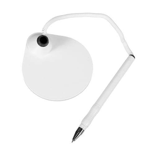 Homoyoyo Kugelschreiber mit Kunststoffkordel und Stifthalter für Desktop Hochzeitsunterschrift Stift für Büro Schule und Empfangstresen Langlebig und Elegant von Homoyoyo