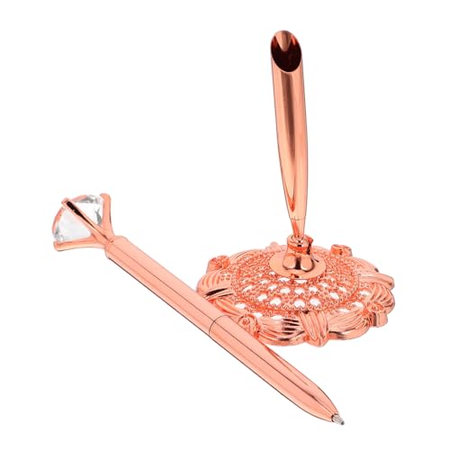 Homoyoyo Kugelschreiber mit Metallhalter im Eleganten Roségold für Hochzeiten Verlobungen und Eleganter Schreibstift für Gästebuch und Dokumente Homoyoyo Kugelschreiber mit Metallhalter im Eleganten Roségold für Hochzeiten Verlobungen und Eleganter Schreibstift für Gästebuch und Dokumente von Homoyoyo