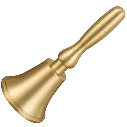 Homoyoyo Kupfer Handglocke mit Ergonomischem Griff Klarer Klang Rostfrei Vielseitige Klingel für Empfang Service Haustiertraining und Spiele Langlebiges Musikinstrument Homoyoyo Kupfer Handglocke mit Ergonomischem Griff Klarer Klang Rostfrei Vielseitige Klingel für Empfang Service Haustiertraining und Spiele Langlebiges Musikinstrument von Homoyoyo