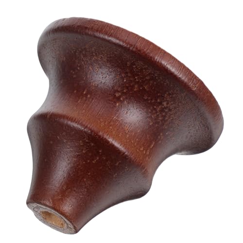 Homoyoyo Lampenhalter Holz mit Loch Gourd Förmiger Lampenfuß für Pendelleuchten Orientalische Dekoration für Wohnzimmer und Esszimmer Braun von Homoyoyo