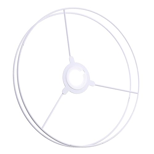 Homoyoyo Lampenschirm Gestell Rohling 40 Cm – DIY Lampenring Set Für Kreative Beleuchtung - Metall Drahtgestell Für Pendelleuchte - Wandlampe Tischlampe Und Stehlampe Vielseitig Einsetzbar von Homoyoyo