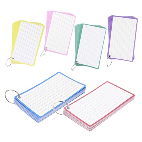 Homoyoyo Liniert Notizblöcke Farbige Memo Pads für Notizen Studieren Meetings Praktische Karteikarten für Schule und Büro für Inspiration und Tägliche Verwendung von Homoyoyo