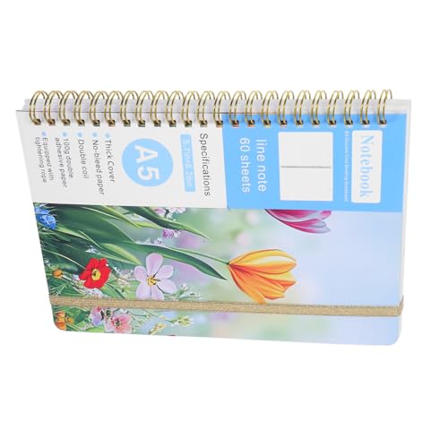 Homoyoyo Linierten mit Dickem Papier Kein Durchbluten für Angenehmes Schreiben Tragbar für Journaling und Planung für Schule und Büro von Homoyoyo