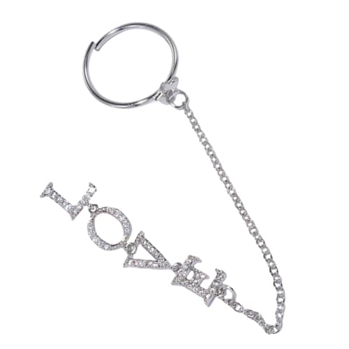 Homoyoyo Love Nagelketten Nail Art Charms Silberfarben Maniküre Schmuck für Natürliche und Künstliche Nägel Nageldekoration für Frauen Mädchen Homoyoyo Love Nagelketten Nail Art Charms Silberfarben Maniküre Schmuck für Natürliche und Künstliche Nägel Nageldekoration für Frauen Mädchen von Homoyoyo