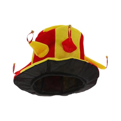Homoyoyo Lustiger Clownhut Karneval Kostüm Hut Clown Kostümzubehör für Erwachsene und Halloween Party Verkleidung Bühnenauftritt Homoyoyo Lustiger Clownhut Karneval Kostüm Hut Clown Kostümzubehör für Erwachsene und Halloween Party Verkleidung Bühnenauftritt von Homoyoyo