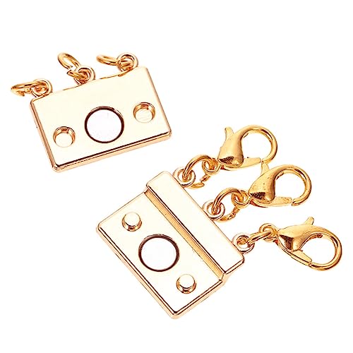 Homoyoyo Magnetische Halskette Verschlüsse Für Vielschichtige Looks Goldene Magnetverschlüsse Für DIY Schmuck Und Sicher Für Bastelprojekte von Homoyoyo