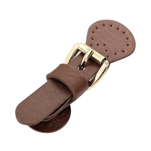 Homoyoyo Magnetischer PU Leder Schnappverschluss Metall Druckknopf Verschluss für Taschen Mäntel Jacken Pelz und Gepäck Tiefbraun Langlebig und Vielseitig Einsetzbar von Homoyoyo