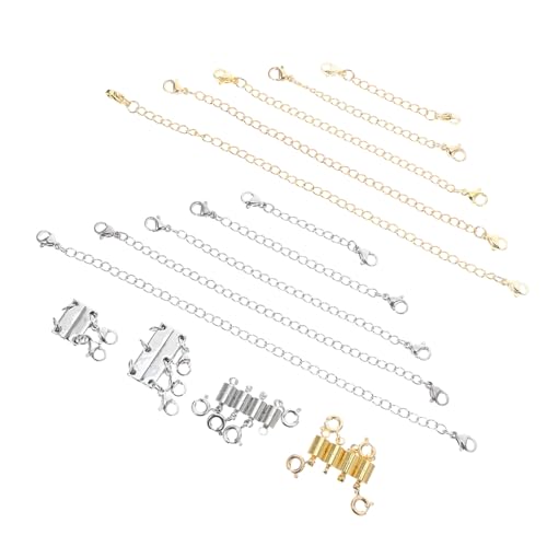 Homoyoyo Magnetischer Schmuckverschluss Edelstahl Magnetklammern für Halskette Armband Fußkette mit Schnellem Verschluss und Vielseitigen für DIY Schmuck von Homoyoyo