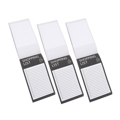 Homoyoyo Magnetisches Notizblock Teilig Kühlschrank Einkaufsliste mit Starkem Magnetrücken Vielseitiges Memo Pad für To Do Listen Praktische Haftnotizen für Haushalt und Büro von Homoyoyo