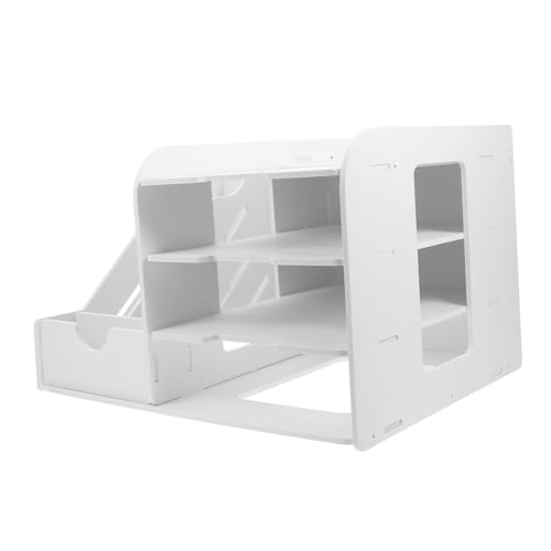 Homoyoyo Mehrschichtiger Schreibtisch Organizer aus Robustem PVC Stapelbarer Papierhalter und Briefablage für Dateien Vielseitige Aufbewahrung für Büro Schule und Zuhause Weißes Modernes Homoyoyo Mehrschichtiger Schreibtisch Organizer aus Robustem PVC Stapelbarer Papierhalter und Briefablage für Dateien Vielseitige Aufbewahrung für Büro Schule und Zuhause Weißes Modernes von Homoyoyo