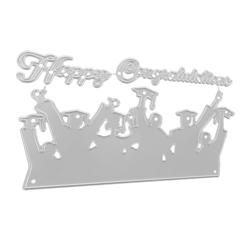 Homoyoyo Metall Stanzform Graduation DIY Schneidevorlage Carbonstahl Prägeschablone für Scrapbook Karten Hochzeit Einladung Basteln Homoyoyo Metall Stanzform Graduation DIY Schneidevorlage Carbonstahl Prägeschablone für Scrapbook Karten Hochzeit Einladung Basteln von Homoyoyo