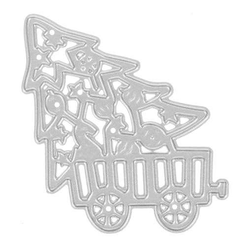 Homoyoyo Metall Stanzform Weihnachtsbaumwagen Prägeschablone DIY Basteln Langlebig Verschleißfest Glatte Kanten Kinderfreundlich Vielseitig für Karten Scrapbooking Homoyoyo Metall Stanzform Weihnachtsbaumwagen Prägeschablone DIY Basteln Langlebig Verschleißfest Glatte Kanten Kinderfreundlich Vielseitig für Karten Scrapbooking von Homoyoyo