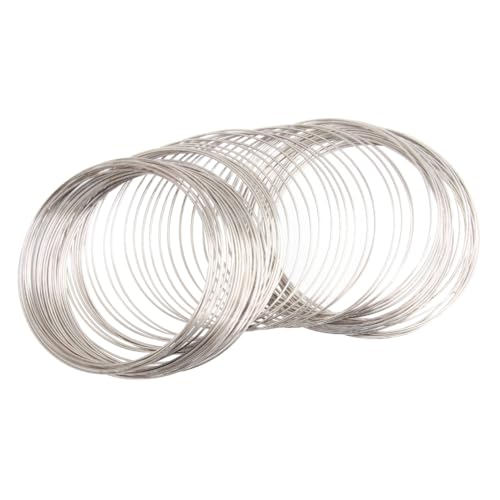 Homoyoyo Metall draht Schmuckdraht Silber DIY Material für Armband Schmuckherstellung Damen Mädchen Langlebiger Edelstahl Zubehör Homoyoyo Metall draht Schmuckdraht Silber DIY Material für Armband Schmuckherstellung Damen Mädchen Langlebiger Edelstahl Zubehör von Homoyoyo