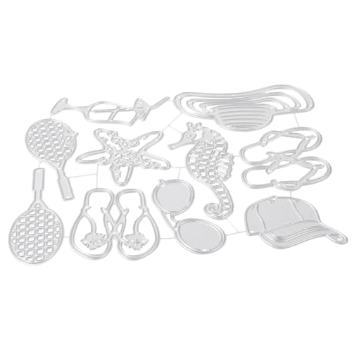 Homoyoyo Metall stanzform Strandmotive Langlebig Robust für DIY Basteln Scrapbooking Kartenherstellung Präzise Schneideisen Strand Stil Zubehör Homoyoyo Metall stanzform Strandmotive Langlebig Robust für DIY Basteln Scrapbooking Kartenherstellung Präzise Schneideisen Strand Stil Zubehör von Homoyoyo