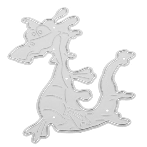 Homoyoyo Metall stanzschablone Drache aus Carbonstahl Stabile DIY Schneideform für Scrapbooking Albumdekor Fotoalben Präzise Stanzformen für Bastelarbeiten von Homoyoyo