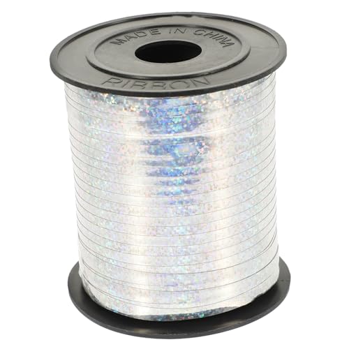 Homoyoyo Metallic Geschenkband Silber Vielseitiges Dekoband für Geschenkverpackung Ballonschleifen Partydeko Hochzeit Geburtstag DIY Geschenkverzierung Homoyoyo Metallic Geschenkband Silber Vielseitiges Dekoband für Geschenkverpackung Ballonschleifen Partydeko Hochzeit Geburtstag DIY Geschenkverzierung von Homoyoyo