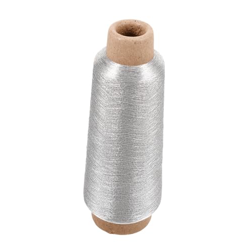 Homoyoyo Metallic Stickgarn Gold Yards Spule für Maschinenstickerei Nähen und Stricken Hohe Festigkeit für Kreative Projekte und DIY Arbeiten von Homoyoyo