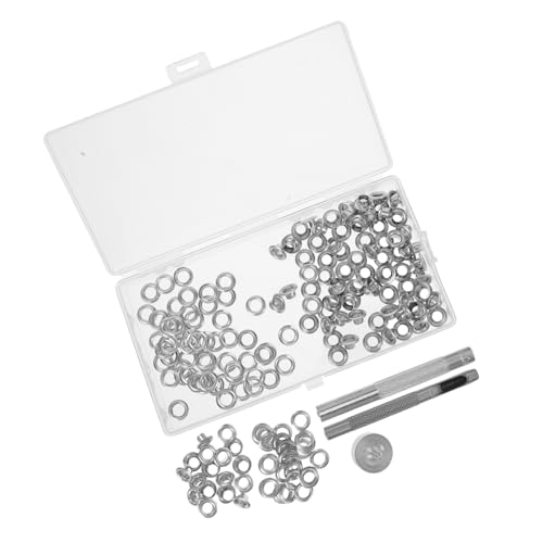 Homoyoyo Metallösen und Tüllen mit Installationstools Kleine Metallösen für Diy Kleidung Taschen Planen Langlebig Glattkantig Vielseitig Einsetzbar Aufbewahrungsbox Homoyoyo Metallösen und Tüllen mit Installationstools Kleine Metallösen für Diy Kleidung Taschen Planen Langlebig Glattkantig Vielseitig Einsetzbar Aufbewahrungsbox von Homoyoyo