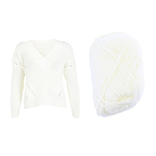 Homoyoyo Milch-Baumwoll-Garn Weiß Stricken flauschiges Garn Stich Baumwollgarn Creme scarf hand knitting crochet braids knitting wool Pullover aus Wollgarn Milchgarn Häkelgarn aus Baumwolle Homoyoyo Milch-Baumwoll-Garn Weiß Stricken flauschiges Garn Stich Baumwollgarn Creme scarf hand knitting crochet braids knitting wool Pullover aus Wollgarn Milchgarn Häkelgarn aus Baumwolle von Homoyoyo