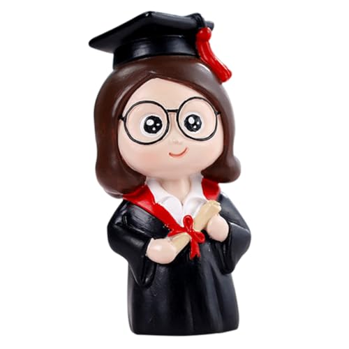 Homoyoyo Mini-Abschlussfiguren Für Kuchendekoration – Harz Puppen Mit Abschlusshut - Perfekt Für Kleine Mädchen Und Graduierungen Ideal Für Den Desserttisch – 6 Stück Homoyoyo Mini-Abschlussfiguren Für Kuchendekoration – Harz Puppen Mit Abschlusshut - Perfekt Für Kleine Mädchen Und Graduierungen Ideal Für Den Desserttisch – 6 Stück von Homoyoyo