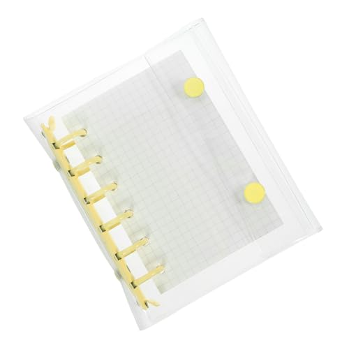 Homoyoyo Mini Loseblatt Notizbuch mit Doppelt Transparentem Druckknopf Abnehmbar Praktisch für DIY Scrapbook Terminplanung Langlebiges Tagebuch in Vanillefarbe Geschenk Homoyoyo Mini Loseblatt Notizbuch mit Doppelt Transparentem Druckknopf Abnehmbar Praktisch für DIY Scrapbook Terminplanung Langlebiges Tagebuch in Vanillefarbe Geschenk von Homoyoyo