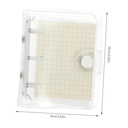 Homoyoyo Mini Notizblock Transparent Ring mechanik Glattes Schreibvergnügen Handliches Notizheft Praktisches Scrapbook für Schule Büro und Alltag Kompakter Organizer für Notizen Homoyoyo Mini Notizblock Transparent Ring mechanik Glattes Schreibvergnügen Handliches Notizheft Praktisches Scrapbook für Schule Büro und Alltag Kompakter Organizer für Notizen von Homoyoyo