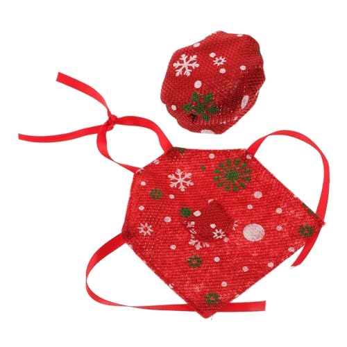 Homoyoyo Miniatur-schürze Und Kochmütze Puppenhaus-küchenzubehör Weihnachtsszene-requisiten Miniatur-kochrequisiten Puppenkochschürze Kleidung Für Puppen Accessoires Homoyoyo Miniatur-schürze Und Kochmütze Puppenhaus-küchenzubehör Weihnachtsszene-requisiten Miniatur-kochrequisiten Puppenkochschürze Kleidung Für Puppen Accessoires von Homoyoyo