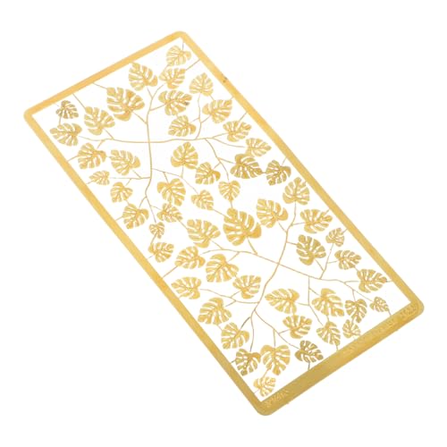 Homoyoyo Modellbaumaterialien Sandtischschablonen Ätzschablone Sandtisch Malschablone Schnitzschablone Pflanzenblatt Schnitzvorlagen Modellszenenschablone Blattschablonen Metall Golden Homoyoyo Modellbaumaterialien Sandtischschablonen Ätzschablone Sandtisch Malschablone Schnitzschablone Pflanzenblatt Schnitzvorlagen Modellszenenschablone Blattschablonen Metall Golden von Homoyoyo