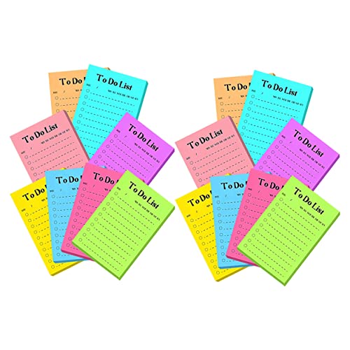 Homoyoyo Multifunktionale Haftnotizen Notizblöcke für Büro Schule und Zuhause Praktische und Haftende Memo Pads für Aufgabenlisten und Erinnerungen von Homoyoyo
