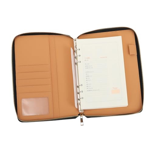 Homoyoyo Multifunktionales Notizbuch mit Ledercover Tragbares Business Notizbuch für Tägliche Planung und Kreative Notizen für Büro Schule und Persönliche Nutzung Schwarz Homoyoyo Multifunktionales Notizbuch mit Ledercover Tragbares Business Notizbuch für Tägliche Planung und Kreative Notizen für Büro Schule und Persönliche Nutzung Schwarz von Homoyoyo