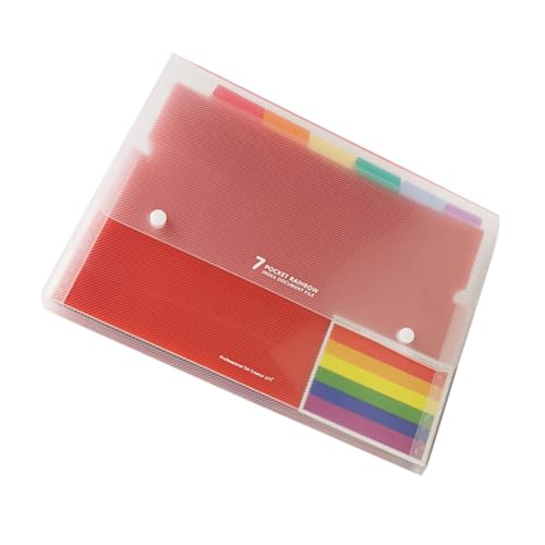 Homoyoyo Multilayer Dokumentenmappe mit Fächern Tragbare Langlebige Tasche Bunte Fächermappe für Büro Schule Zuhause zur Effektiven Papierorganisation Homoyoyo Multilayer Dokumentenmappe mit Fächern Tragbare Langlebige Tasche Bunte Fächermappe für Büro Schule Zuhause zur Effektiven Papierorganisation von Homoyoyo