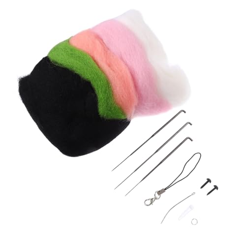 Homoyoyo Nadel Filzset für DIY Filzwolle Tiere Komplettes Starterkit mit Schafwolle Anleitung und Werkzeug zum Basteln von Filzspielzeug Anfängerfreundlich Handwerksmaterial für Erwachsene Homoyoyo Nadel Filzset für DIY Filzwolle Tiere Komplettes Starterkit mit Schafwolle Anleitung und Werkzeug zum Basteln von Filzspielzeug Anfängerfreundlich Handwerksmaterial für Erwachsene von Homoyoyo