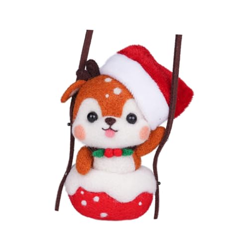 Homoyoyo Nadelfilz DIY mit Filznadeln und Filzwolle Weihnachtsdeko Bastelset für Komplettes Zubehör für Anhänger und Weihnachtsbaumdekoration Handwerkskit Homoyoyo Nadelfilz DIY mit Filznadeln und Filzwolle Weihnachtsdeko Bastelset für Komplettes Zubehör für Anhänger und Weihnachtsbaumdekoration Handwerkskit von Homoyoyo