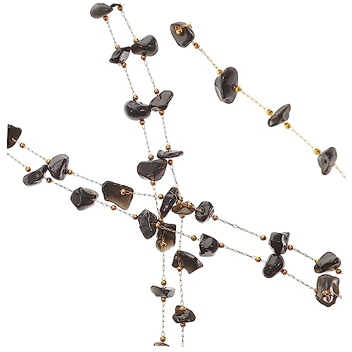 Homoyoyo Natürliche Kristallperlen Strang für DIY Schmuck Hochwertige Perlen zum Auffädeln für Armbänder und Bastelprojekte von Homoyoyo