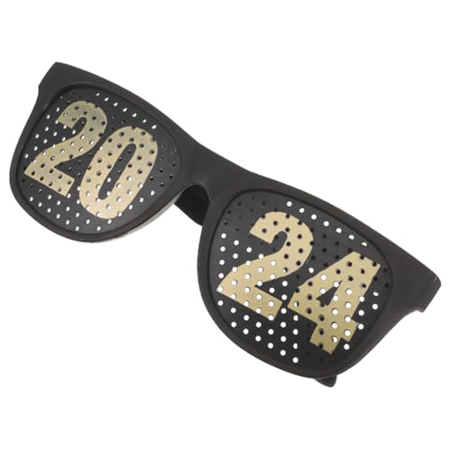 Homoyoyo Neujahrsbrille Leichtes Party Accessoire Lustige Foto Requisite Unisex für Silvester Feier und Festival von Homoyoyo