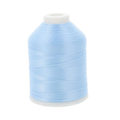 Homoyoyo Noctilucent Stickgarn Polyester Stickfaden Leuchtend für Kreuzstich Handarbeiten Armbänder Flexibel Leicht Tragbar Blau für DIY Bastelprojekte von Homoyoyo