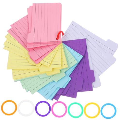 Homoyoyo Notizblöcke mit Linierte Indexkarten und Farbigen Ringen Kompakte Spiral notizbücher für Lernen Büro und Studium Abreißbare Karteikarten mit Transparentem Umschlag Zufällige Farbe Homoyoyo Notizblöcke mit Linierte Indexkarten und Farbigen Ringen Kompakte Spiral notizbücher für Lernen Büro und Studium Abreißbare Karteikarten mit Transparentem Umschlag Zufällige Farbe von Homoyoyo