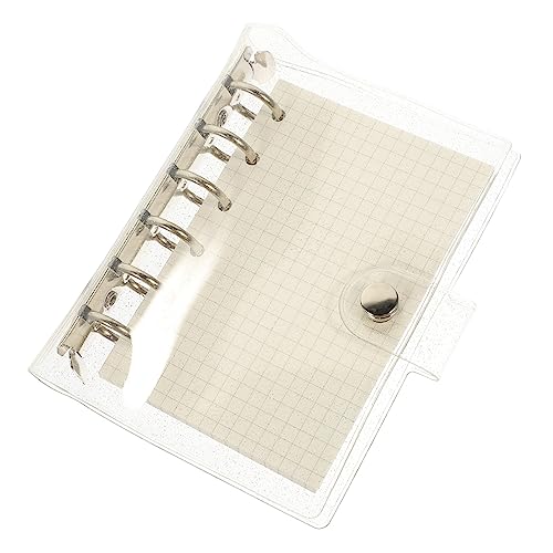 Homoyoyo Notizbuch mit Kariertem Nachfüllpapier Transparentes Flexibles Ringbuch für Schüler und Alltag Leichtes Schreib und Planungs Notizheft von Homoyoyo
