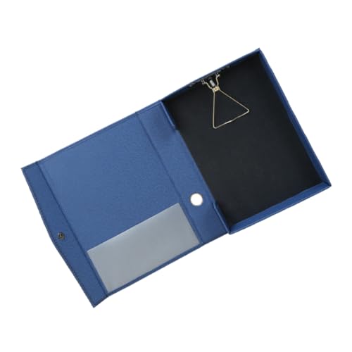 Homoyoyo PU Leder Dokumentenhalter Klemmbrett Schreibunterlage Praktische Leichte Aktenmappe für Büro Schule Home office Geeignet für Lehrer und Studenten Langlebiges Clipboard in Blau Homoyoyo PU Leder Dokumentenhalter Klemmbrett Schreibunterlage Praktische Leichte Aktenmappe für Büro Schule Home office Geeignet für Lehrer und Studenten Langlebiges Clipboard in Blau von Homoyoyo