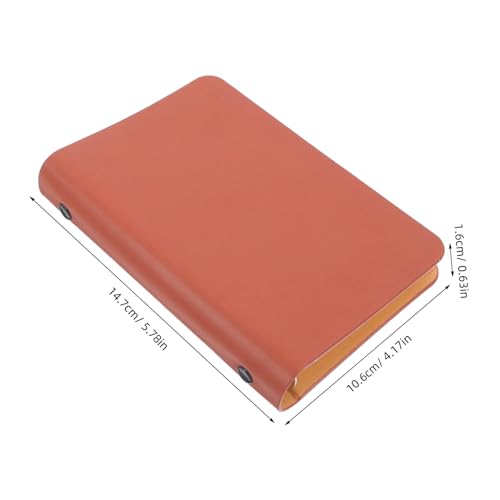Homoyoyo PU Leder Notizbuch Mini Pocket Planner Nachfüllbares Loseblatt Terminkalender Tagebuch für Büro Schule Zuhause Braun Homoyoyo PU Leder Notizbuch Mini Pocket Planner Nachfüllbares Loseblatt Terminkalender Tagebuch für Büro Schule Zuhause Braun von Homoyoyo
