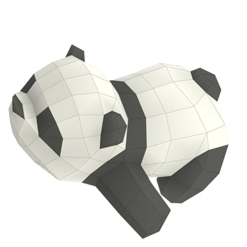 Homoyoyo Panda Papiermodell DIY Geometrisches Origami Schillerndem Papier für Dekoration und Bastelprojekte für Partys und Fotosessions von Homoyoyo