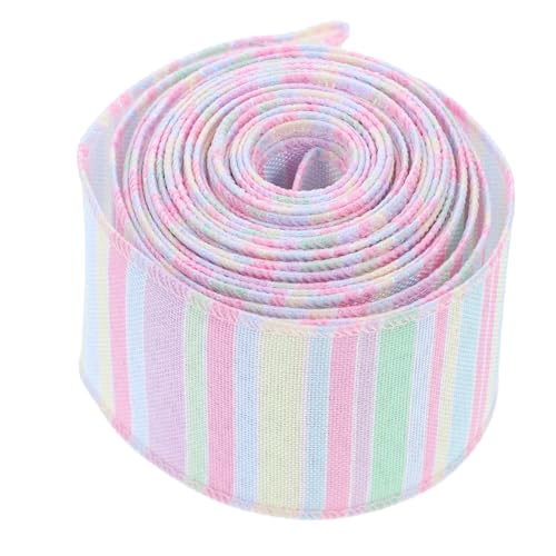 Homoyoyo Pastellfarbene Ostern Geschenkband Breit Drahtrand Ripsband Polyester Dekoband für Sträuße Basteln Party Schleifenband Homoyoyo Pastellfarbene Ostern Geschenkband Breit Drahtrand Ripsband Polyester Dekoband für Sträuße Basteln Party Schleifenband von Homoyoyo