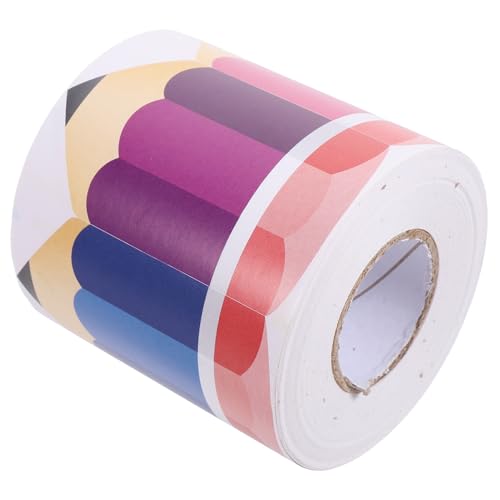 Homoyoyo Pencils Muster Rahmenaufkleber Selbstklebend Abnehmbarer Randstreifen für Pinnwand Tafel Wanddeko Dekorative Border Trim für Schule und Büro Homoyoyo Pencils Muster Rahmenaufkleber Selbstklebend Abnehmbarer Randstreifen für Pinnwand Tafel Wanddeko Dekorative Border Trim für Schule und Büro von Homoyoyo