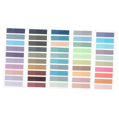 Homoyoyo Pet Halbtransparente Lesestreifen in Farben Selbstklebende Haftmarker als Praktische Buchmarkierungen Wiederbeschreibbare Seitenmarker für Notizen und Indexierung Homoyoyo Pet Halbtransparente Lesestreifen in Farben Selbstklebende Haftmarker als Praktische Buchmarkierungen Wiederbeschreibbare Seitenmarker für Notizen und Indexierung von Homoyoyo