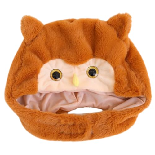 Homoyoyo Plüsch Eulen Kostümhut für Erwachsene und Jugendliche Lustige Tierkopfhaube aus Weichem PP Baumwollmaterial Halloween Cosplay Mütze als Party Foto Requisite und Kopfbedeckung Homoyoyo Plüsch Eulen Kostümhut für Erwachsene und Jugendliche Lustige Tierkopfhaube aus Weichem PP Baumwollmaterial Halloween Cosplay Mütze als Party Foto Requisite und Kopfbedeckung von Homoyoyo