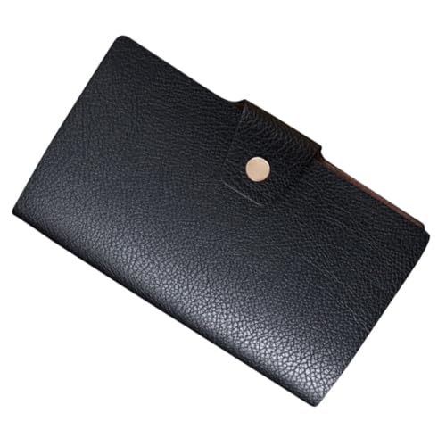 Homoyoyo Pocket Notepad Tragbares Notizbuch für Schüler und Büro Design für Notizen Tagebuch und Reisen aus Hochwertigem Kunstleder Schwarz von Homoyoyo
