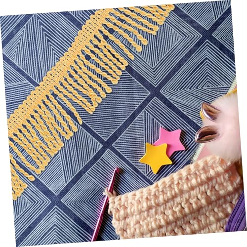 Homoyoyo Polyester Fransenborte Geflochtene Quasten Langlebig und Formstabil für DIY Nähen Gardinen Sofas Kleidung Lampenschirme und Accessoires von Homoyoyo