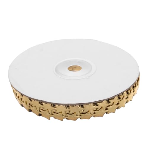 Homoyoyo Polyester Gold Langlebiges Geschenkband für Hochzeit Valentinstag Party Dekoration Vielseitiges DIY Geschenkverpackungs und Blumenbindeband von Homoyoyo