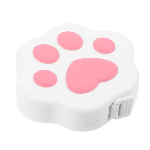 Homoyoyo Portable Maßband Katzenpfote Flexibles Körpermaßband für Schneiderei und Nähen zum von Körperumfängen Handlich Druckknopf Retraktion von Homoyoyo