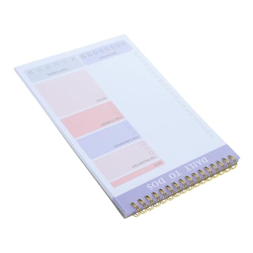 Homoyoyo Portabler Tagesplaner Notizblock Spiralbindung Abreißbar mit Praktischem Kalender für Schüler und Büro in Elegantem Wiederverwendbarer Wochenplaner und Memo Block für Effiziente Homoyoyo Portabler Tagesplaner Notizblock Spiralbindung Abreißbar mit Praktischem Kalender für Schüler und Büro in Elegantem Wiederverwendbarer Wochenplaner und Memo Block für Effiziente von Homoyoyo